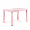 Детский стол BABYROX MINI, скандинавский дизайн, нежно-розовый, экологичный пластик