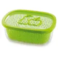 Контейнер для хранения овощей и фруктов со съемной корзиной SNIPS 4 л, пластик, зеленый