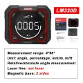 UNI-T LM320D LM320E LM320F Лазерный инклинометр Цифровой ангел Измеритель с измерением абсолютного относительного угла Магнитный инклинометр, LM320D no laser