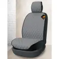 Накидка универсальная IMANDRA из плиса на автомобильное сиденье серая