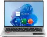 14 Ноутбук Acer Aspire 3, AMD Ryzen 7 5700U (4.3 ГГц), RAM 8 ГБ LPDDR4x, SSD 1 ТБ, AMD Radeon Vega 8, Windows 11 Pro + Office 2021 Pro Plus, Pure Silver, Русская раскладка, EAC