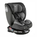 Pituso Roys Plus, автокресло с рождения до 12 лет гр.0-1-2-3 (0-36 кг), цвет Dark Grey, Grey Inlay