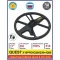 Катушка FOXMD DD11 для QUEST X10Pro/Q30/Q30+/Q60 с защитой / Катушка для металлоискателя Квест