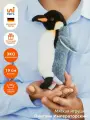 Leosco мягкая игрушка Императорский пингвин, высота 19 см, реалистичный дизайн