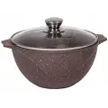 Казан алюминиевый Мечта Гранит (57806), Гранит brown, 7 л