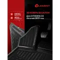 Коврики 3D в салон для CITROEN C3 Aircross 2017- , 4шт. (черный кант, полиуретан) / Ситроен C3 Эир кросс