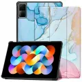 Чехол на Lenovo Zhaoyang K10 / Tab M11 (TB-330FU) / Xiaoxin Pad 2024 (TB-331FC) 11 дюйма, 2024 года, умный с магнитом, серый мрамор