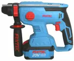 Перфоратор аккумуляторный Fixtec FCRH22LFX-4 20В, 4А/ч, Li-ion, безщеточный,2 аккумулятора