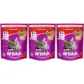 Whiskas Сухой корм для кошек подушечки с нежным паштетом Говядина, 800 г, 3 уп