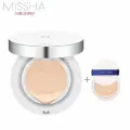 MISSHA Glamour Cushion (12г+12г) Cover Lasting /21# Light Beige, SPF45/PA+++, bb крем, Тональный крем, Тональный кушон,