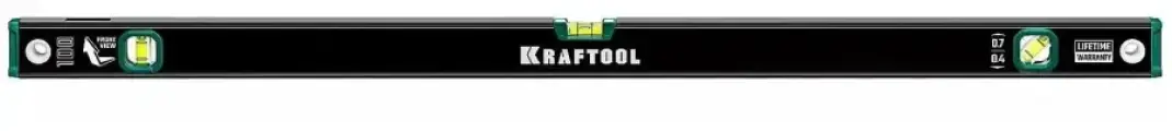 Магнитный сверхпрочный уровень KRAFTOOL A-RATE Control с зеркальным глазком, 1000 мм 34988-100