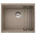 Кухонная мойка Blanco ETAGON 500-U Silgranit серый беж, стоп-вентиль 522234