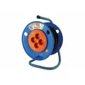Удлинитель на катушке Tdm electric 4 розетки, 20 м, без заземления, ПВС 2х0,75 мм2, 6А, 1300Вт (SQ1307-0501)