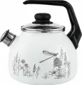Чайник для плиты 4с209я FLORA-2 эмал 3,0л со свистком