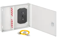 Nikomax Оптический кросс NIKOMAX NMF-WP16FCUS2-IB-GY (аналог NMF-RP16FCUS2-WS-ES-1U-GY) 16 портов FC/UPC