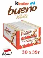 Вафли Kinder Bueno White в белом шоколаде, 30 шт по 39 г