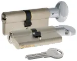 Цилиндровый механизм с вертушкой KALE KILIT 164 SM/80 (35+10+35) мм, никель, 5 кл. 25575