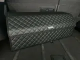 Органайзер в багажник Subaru / Субару / Кофр 80х30х30, сумка, саквояж, ящик, черный с черной отстрочкой