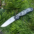 Складной нож Steelclaw Крыса Самурай сталь VG10, рукоять T6 алюминий. Лимитированная версия номера: №1-№217