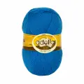 Пряжа ADELIA MARCUS 60% полиэстер, 40% шерсть 5 шт. х 100 г 375 м +- 19 м №14 св. синий