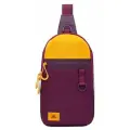 RIVACASE 5312burgundyred / Сумка-слинг для смартфона, планшета до 10,1/Водоотталкивающая ткань