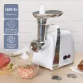 Мясорубка GALAXY LINE GL2421, шнековая, белый, пластик/металл, 1600Вт, защита от перегрузки