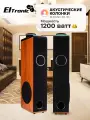 Акустические колонки Eltronic 30-51 бук, 2.0 с беспроводным микрофоном, FM-радио