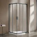 Душевой уголок Vincea Garda VSS-1G900CLGM без поддона, стеклянный, 90x90, квадратный, раздвижной, итальянский