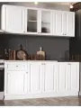 Кухонный гарнитур Хозяюшка 1.8 м, мебель для дома и кухни, Акация белая