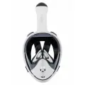 Полнолицевая маска для подводного плавания с трубкой SARGAN PLANETA OCEAN размер L-XL белый/черный