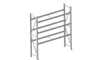 Каркас стеллажа Л50 2000х500х1800 - 3 яруса (без полок)