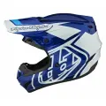 Мотошлем кроссовый Troy Lee Designs GP Helmet Overload Blue/White M