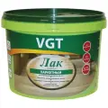 Vgt лак по дереву акриловый паркетный для пола, мебели внутри помещения, полуматовый (9кг)