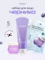 FRUDIA Набор косметики подарочный пенка, крем и маска для лица черника, 10мл+3*20мл+145мл, Корея