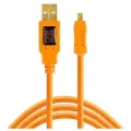 Кабель Tether Tools TetherPro USB 2.0 to Mini-B 8-Pin 4.6m Orange [CU8015-ORG]