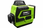 Лазерный 3D уровень TECHNICOM TC-LL35G3D, 12 лучей, дистанция 30м, 3 режима, 2 акб 2400мАч, цвет лазера зелёный