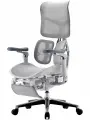 Кресло с подножкой SIHOO Doro S300 (разделенный поясничный упор, сетка, белый)