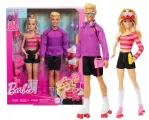 Набор кукол Barbie Mattel Барби и Кен на роликах, с аксессуарами HXK90, 2 шт.
