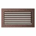 Вентиляционная решетка для камина Kratki (Польша) Гранит-медь 17х30 см с жалюзи