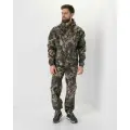 Костюм-дождевик мужской Huntsman ВВЗ Склон-2 летний ветровлагозащитный для рыбалки и охоты, таффета рипстоп, цвет лабиринт (р.48-50/176)