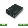 Медиаконвертер SFP, 10/100/1000 Base-T – 100/1000 Base-FX, RJ-45