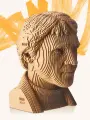 Конструктор из картона бюст Высоцкий Владимир от 5CULTкартонный 3д пазл