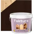 FAKTURA лак-антисептик водорастворимый с натуральным воском и ионами серебра, палисандр (9л)
