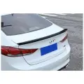 Спойлер Хендай Элантра 6 черный глянец Лип Hyundai Elantra 6