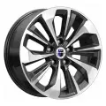 Колесный диск КиК Авиор 7,0x17/5x114,3 ET35 D60,1 Алмаз черный