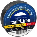 Изолента ПВХ черная 19мм 20м Safeline (10шт) (арт. 9366)