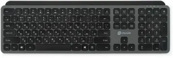 Клавиатура OKLICK Оклик K859W черный/серый USB беспроводная slim Multimedia (2002136)