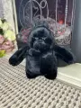 Мягкая игрушка реалистичная Горилла обнимашка черная 30 см