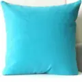 Подушка декоративная Бирюзовая 40х40 велюр