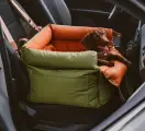 Автокресло для собак и кошек в машину FGTY до 15 кг с Мехом 55*50 см
